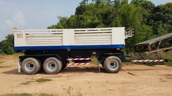 ขาย ลูกพ่วงสามมิตรสามเพลาดั้มพ์ ปี 58 สวยพร้อมใช้งาน เอกสารพร้อมโอน สนใจติดต่อเรา ดำสุโขทัย โทร 089-7087998,081-7855503  หรือเยี่ยมชมเว็ปไซได้ที่ www.dum-sukhothai .com เรายินดีให้บริการค่ะ????????????????