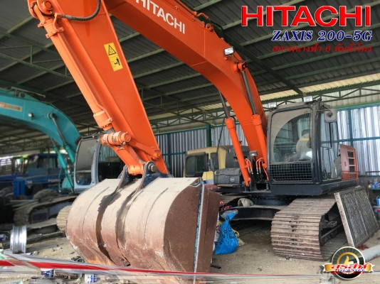ขายรถแบคโฮ HITACHI ZX200-5G ปี 2013 ใช้งานเพียง 6 พันชั่วโมง รถใช้ในโรงงานน้ำตาล สภาพนางฟ้า สวย แน่น เต็ม ทำงานสมบูรณ์ทุกระบบ เอกสารเล่มทะเบียน