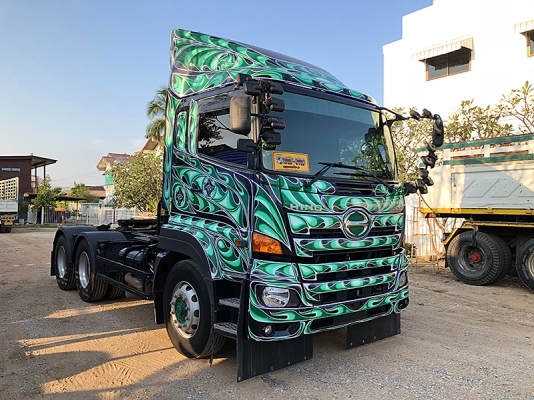 HINO 500 Victor เครื่อง 344 แรงม้า ปลายปี 58 สิบล้อหัวลาก 2 เพลา ยาง 70\% ทะเบียนพร้อม HINO 500 Victor เครื่อง 344 แรงม้า ปลายปี 58 สิบล้อหัวลาก 2 เพลา ยาง 70\% ทะเบียนพร้อม