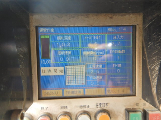 รถเจาะเสาเข็ม / cement column ยี่ห้อ KENCHO รุ่น MD50-2 จากญี่ปุ่น