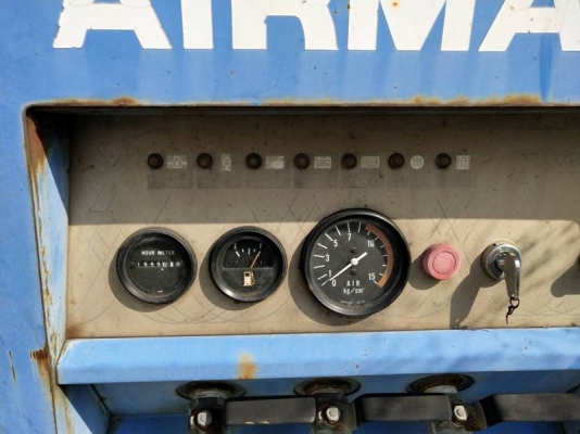 PDS125S - Airman Compressor เครื่องปั๊มลม แอร์แมน มีล้อ 7 บาร์ 125cfm. by OEK