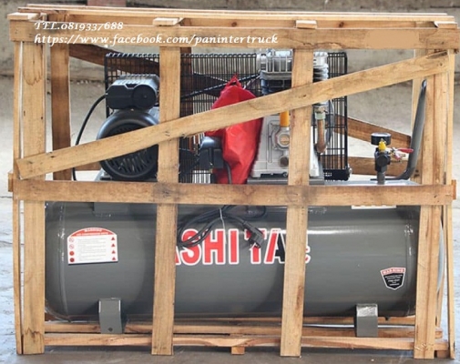 งานนำเข้า ผลิตสั่งทำล่าสุด*สินค้าใหม่แกะกล่อง*เครื่องปั๊มลมASHITA:ขนาด100ลิตร,1สูบ, 3HPแรง, 220V.สามารถใช้ไฟฟ้าบ้านได้