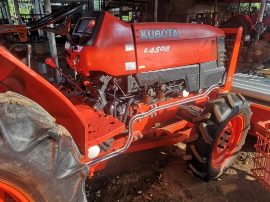 L4508อุปกรณ์2ชิ้นใบดันหน้ากับเครื่องตัดหญ้า พร้อมใช้งานคะ