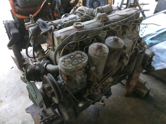 ขายเครื่องยนต์ของรถ GMC ทหารอเมริกัน  WHITE LTD 465-1D 6 สูบ Turbo 134 HP.