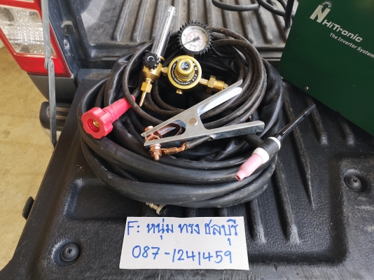 ขายตู้เชื่อม 2 ระบบ เชื่อมอาร์กอนและเชื่อมธูป ราคา 12,500 บาท ยี่ห้อ Hitronic. รุ่น TIG300A.