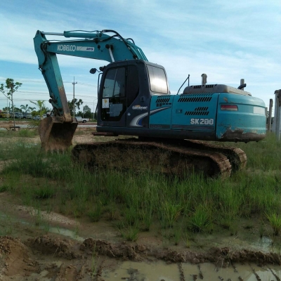 ขาย 1,490,000 KOBELCO sk 200-8 super yn 12 ทำงาน 14,000 ชม. ไฟฟ้าครบ เครื่องดี ปั้มแรง เอวดี ช่วงล่างเต็ม เล่มทะเบียน รถสวยพร้อมใช้เอกสารพร้อมโอน รถอยู่ มหาสารคาม 064-191-1112