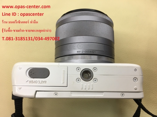 กล้อง Mirrorless Canon EOS M10 สีขาว เลนส์ 15-45 มีที่ชาร์ท เมม 16GB ส่งฟรี