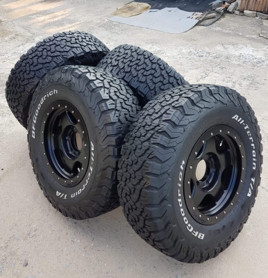 ขายยาง BF ALL KO2 265/75/16 พร้อมล้อลาย Breadley บีทล็อค