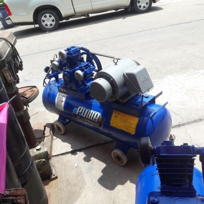 ขาย !! ปั้มลม.PUMA.ขนาด2แรง3สูบ..มอเตอร์.โตชิบ้า2แรง220vพร้อมใช้(ถัง148ลิตร) ขาย !! ปั้มลม.PUMA.ขนาด2แรง3สูบ..มอเตอร์.โตชิบ้า2แรง220vพร้อมใช้(ถัง148ลิตร)