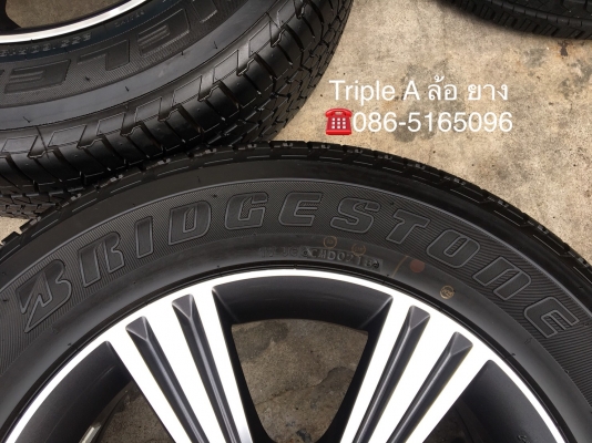 ล้อแม็กป้ายแดง ISUZU X-Series ขอบ 18 พร้อมยางป้ายแดง 255-60-18 Bridgestone ปี 18 แม็กสวย ดอกหนานิ่ม มีตุ่มทุกเส้น