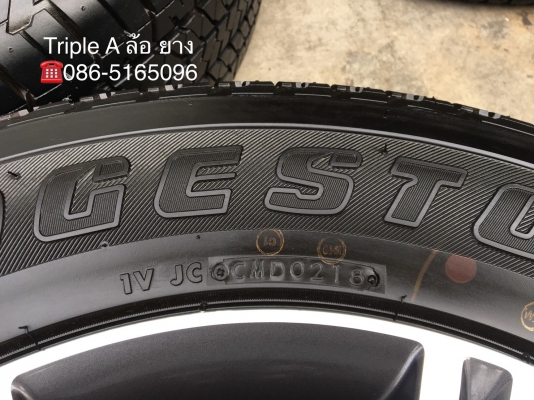ล้อแม็กป้ายแดง ISUZU X-Series ขอบ 18 พร้อมยางป้ายแดง 255-60-18 Bridgestone ปี 18 แม็กสวย ดอกหนานิ่ม มีตุ่มทุกเส้น
