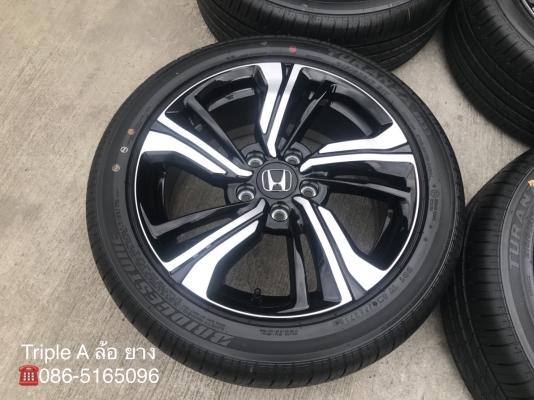 ใหม่ยกห้าง ล้อแม็กป้ายแดง Honda Civic FC 1.5 Turbo RS ขอบ 17 พร้อมยางป้ายแดง 215-50-17 Bridgestone ปี 18
