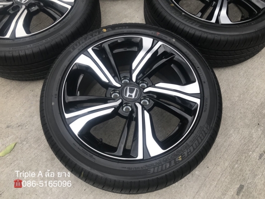 ใหม่ยกห้าง ล้อแม็กป้ายแดง Honda Civic FC 1.5 Turbo RS ขอบ 17 พร้อมยางป้ายแดง 215-50-17 Bridgestone ปี 18