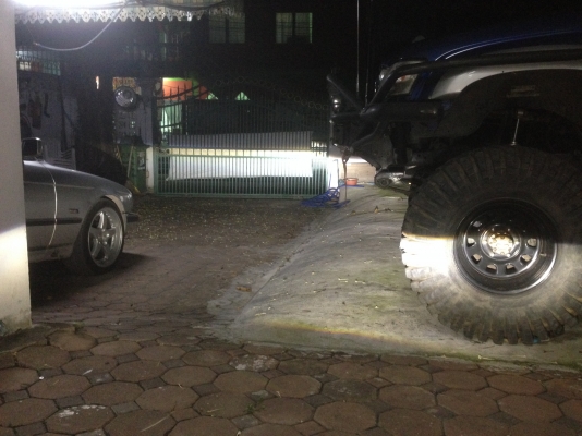 DIY..0813101961..ไฟโปรเจ็คเตอร์ledแท้ฟอจูนเนอร์2018