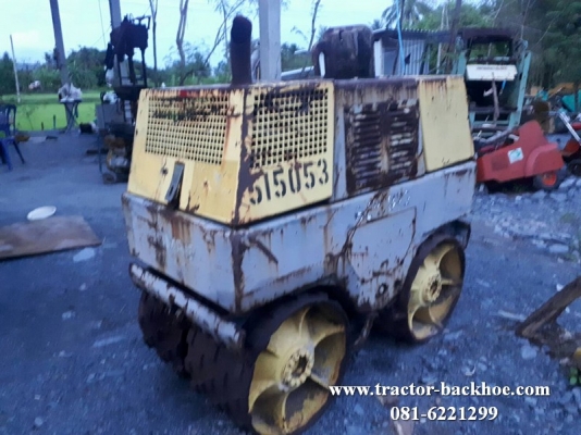 ขาย รถบด เดินตาม แบบล้อหนาม BOMAG เก่าญี่ปุ่นแท้ เครื่องดีเซล 1 สูบ ตรวจเช๊ค พร้อมใช้งานครับ