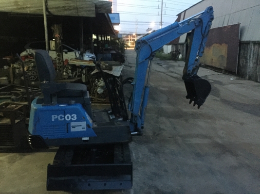 ขายรถแบคโฮเล็ก ขึ้นกะบะได้ Komatsu pc03. ดีเซลแรงดีมาก 1,500ชม. ส่งได้ทั่วไทย089-8374018