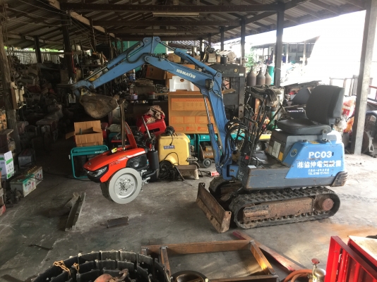 ขายรถแบคโฮเล็ก ขึ้นกะบะได้ Komatsu pc03. ดีเซลแรงดีมาก 1,500ชม. ส่งได้ทั่วไทย089-8374018