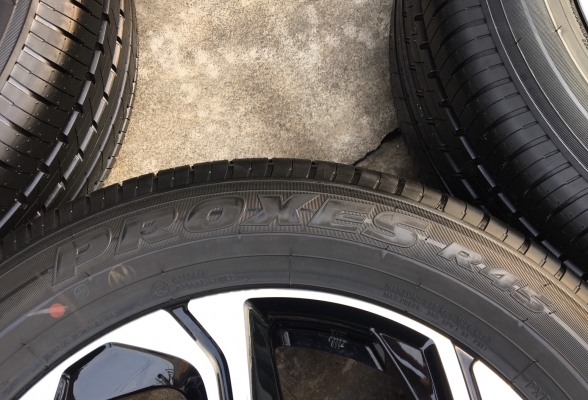 ล้อแม็กป้ายแดง Honda CR-V G5 ตัวท๊อป ขอบ 18 พร้อมยางป้ายแดง 235-60-18 TOYO ปี 18 สวยกริ๊บๆ