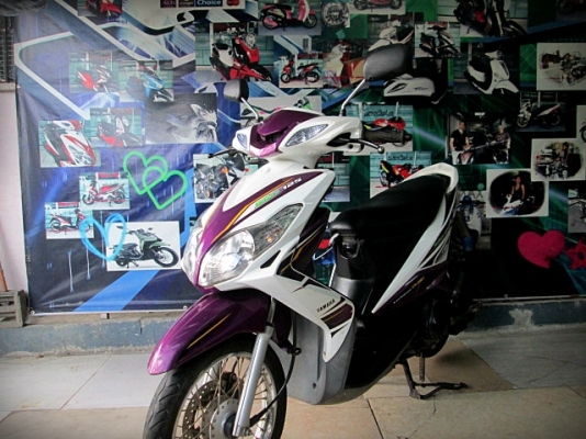 mio125 rr สีขาวม่วง คาบูร์ เครื่องดี สียังสวย ราคา 15900 mio125 rr สีขาวม่วง คาบูร์ เครื่องดี สียังสวย ราคา 15900