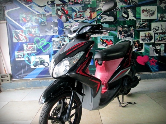 mio125 gtx ล้อแมกซ์ สีดำแดง คาบูร์ เครื่องดี สียังสวย ราคา 15900