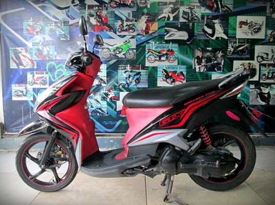 mio125 gtx ล้อแมกซ์ สีดำแดง คาบูร์ เครื่องดี สียังสวย ราคา 15900