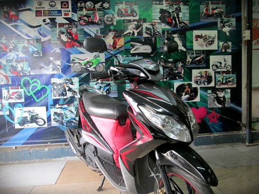 mio125 gtx ล้อแมกซ์ สีดำแดง คาบูร์ เครื่องดี สียังสวย ราคา 15900