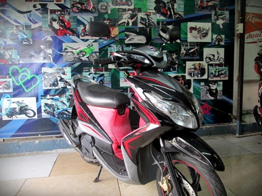 mio125 gtx ล้อแมกซ์ สีดำแดง คาบูร์ เครื่องดี สียังสวย ราคา 15900