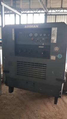 ขายปั๊มลมAirman pds390s เครื่อง4BG1-Tปี2003มีล้อลาก