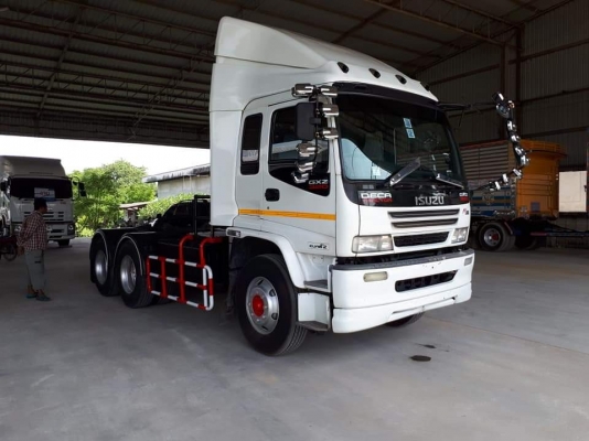 หัวลากIsuzu Deca GXZ 320ปี50 max Loadรถเดิม100\%หัวบางสีเดิมเครื่งเกียรช่วงล่าง90\%