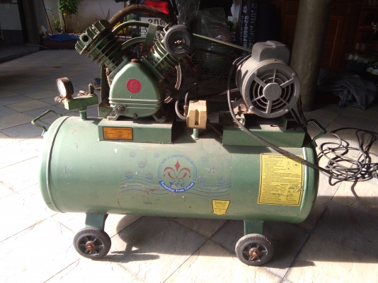 ปั้มลม YEE 1 HP ไฟบ้าน สภาพสวย