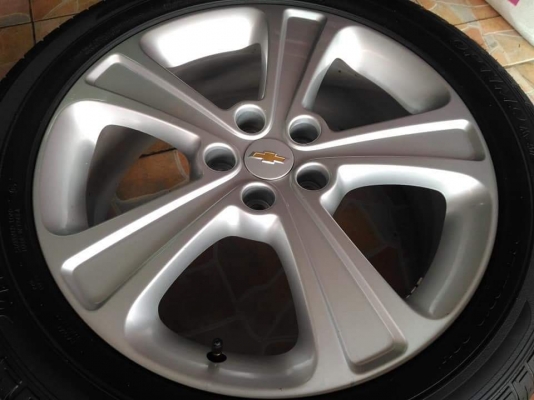 ล้อแม็ก Chevrolet Captiva ขอบ 19(5/114.3) พร้อมยาง Hankook Optimo K415  235 50 19 ผลิตปี 2018 ยางใหม่มาก  ขายถูกๆ ทั้งชุด 28900.- *** ใส่ฟรี รับเทิร์น รับบัตรเครดิตทุกธนาคาร ส่งทั่วไทย