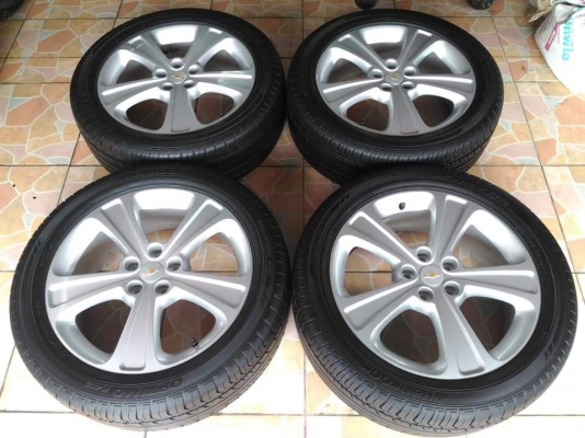 ล้อแม็ก Chevrolet Captiva ขอบ 19(5/114.3) พร้อมยาง Hankook Optimo K415  235 50 19 ผลิตปี 2018 ยางใหม่มาก  ขายถูกๆ ทั้งชุด 28900.- *** ใส่ฟรี รับเทิร์น รับบัตรเครดิตทุกธนาคาร ส่งทั่วไทย
