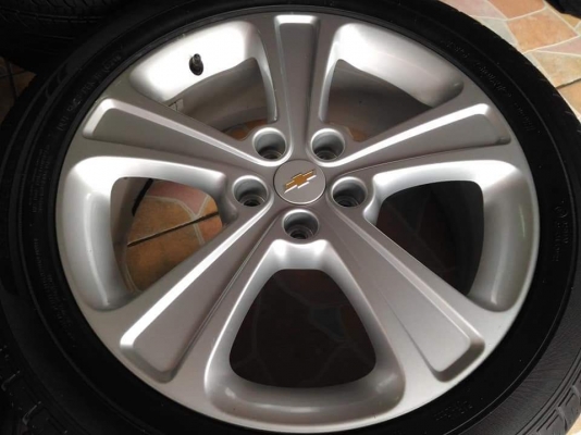 ล้อแม็ก Chevrolet Captiva ขอบ 19(5/114.3) พร้อมยาง Hankook Optimo K415  235 50 19 ผลิตปี 2018 ยางใหม่มาก  ขายถูกๆ ทั้งชุด 28900.- *** ใส่ฟรี รับเทิร์น รับบัตรเครดิตทุกธนาคาร ส่งทั่วไทย