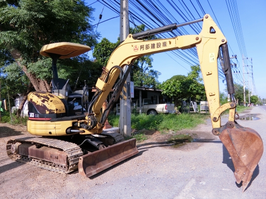 ยี่ห้อรถขุด CAT 303CR ขนาดPC-30 <มีVDOชม>รถเก่านอกมีเอกสารอินวอย☎️ติดต่อ 085-5632278 <ราคาต่อรองได้>