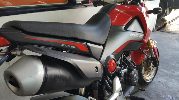ขออนุญาตขาย HONDA MSX 125 NEW เลขไมล์ 8,XXX KM รุ่นล้อทองตัวล่าสุด สภาพพร้อมใช้งาน