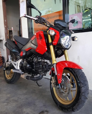 ขออนุญาตขาย HONDA MSX 125 NEW เลขไมล์ 8,XXX KM รุ่นล้อทองตัวล่าสุด สภาพพร้อมใช้งาน