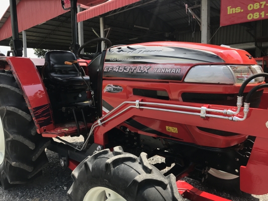 ขายรถไถยันมาร์ EF453TLX ทำงาน 700 ชม. อุปกรณ์ ใบมีดดันดินและผาน6 รถสวยมาก  ราคา 358,000 บาท พร้อมส่งฟรีถึงบ้าน โทรสอบถามได้เลยค่ะ 081-9136451 ขอดูรูปทาง Line:Bow6451  รถสวย สภาพพร้อมใช้งาน  เครื่องดี เกียร์ดี ยางดีทั้ง 4 เส้น ตรวจเชคเรียบร้อยค่ะ เล่มทะเบี