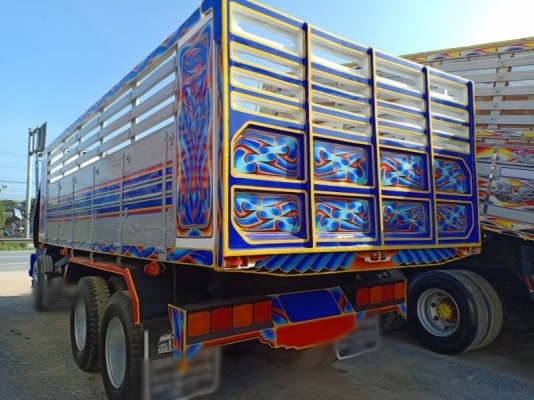 Hino FM17 เครื่อง HO7C 180 แรง 2 เพลา ปี 47 กระบะดัมพ์ เครื่อง/เกียร์ดี คัสซีไม่มีผุ ทะเบียนพร้อม