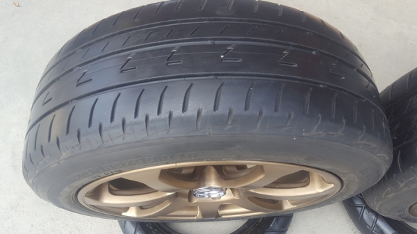 ล้อมือ2 AVS-7 ขอบ16 4รู100-114  พร้อมยางปี15   4 ล้อ