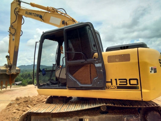 ขายแบคโฮ SUMITOMO.SH.130.ทำงาน 5400.ชม.พร้อมใช้งานราคา 1,550,000