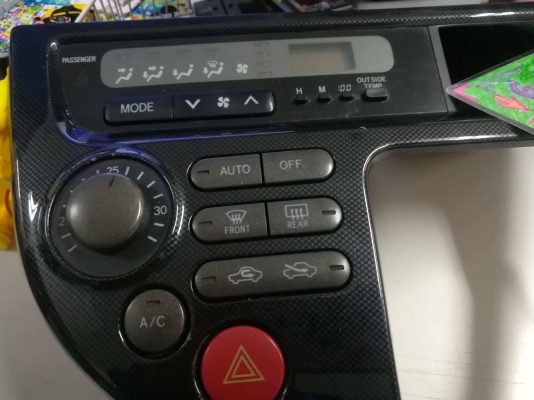 แผงคอนโทรลแอร์ โตโยต้า WISH ตรงรุ่นบ้านเรา