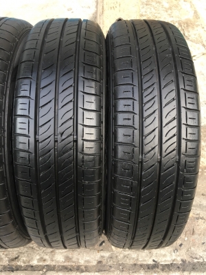 ล้อแม็ก Mitsu Mirage ขอบ 14 พร้อมยาง 165-65-14 Dunlop ปลายปี 12