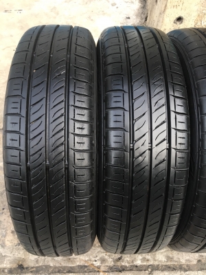 ล้อแม็ก Mitsu Mirage ขอบ 14 พร้อมยาง 165-65-14 Dunlop ปลายปี 12