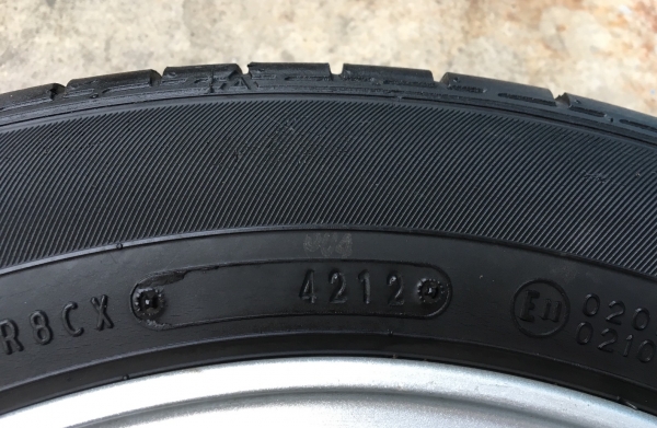 ล้อแม็ก Mitsu Mirage ขอบ 14 พร้อมยาง 165-65-14 Dunlop ปลายปี 12