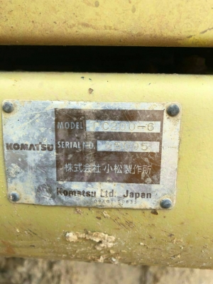 มี VDO ให้ชม.KOMATSU PC200-6 ซีเรียล95000กว่า เอกสารเล่ม ระบบไฟเต็ม ราคา 700000 มี VDO ให้ชม.KOMATSU PC200-6 ซีเรียล95000กว่า เอกสารเล่ม ระบบไฟเต็ม ราคา 700000