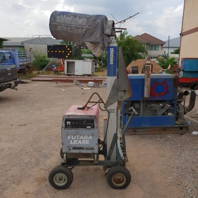 ไฟสนามเครื่องปั่นไฟเก่าญี่ปุ่น 2kva shindaiwa EG2500MP