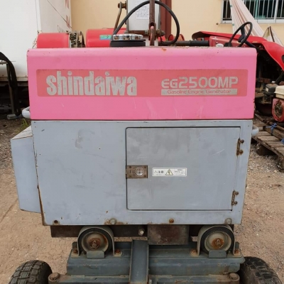 ไฟสนามเครื่องปั่นไฟเก่าญี่ปุ่น 2kva shindaiwa EG2500MP