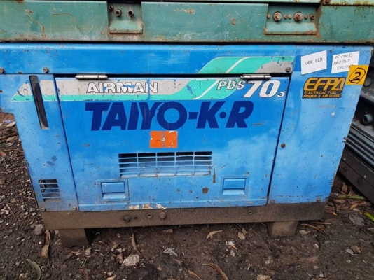 PDS70S-เครื่องปั๊มลม Airman Compressor 7 bar 70cfm. มือสอง นำเข้าจากญี่ปุ่น by OEK