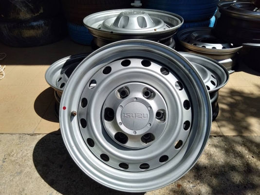 ล้อกระทะถอดป้ายแดงอีซูซุ ขอบ15 6รู139.7 ชุด 4วง