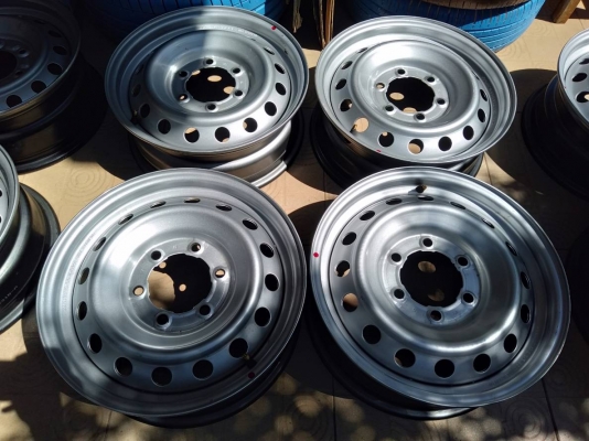 ล้อกระทะโตโยต้า ถอดป้ายแดง ขอบ16 6รู139.7 ชุด 4วง ล้อกระทะโตโยต้า ถอดป้ายแดง ขอบ16 6รู139.7 ชุด 4วง